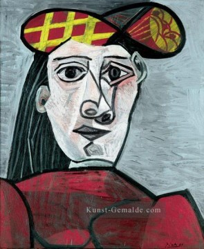 Büste der Frau au chapeau 1941 Kubismus Pablo Picasso Ölgemälde